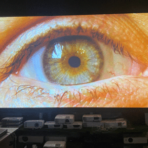 Máy chiếu cũ Panasonic PT-VX415N đã chiếu 500 giờ May chieu cu Panasonic PT VX415N 2