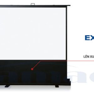 Màn chiếu để sàn EXZEN 80inch di động, nhỏ gọn man chieu de san exzen zamaco 3 1